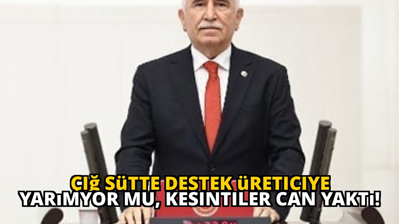 Çiğ sütte destek üreticiye yarımyor mu, kesintiler can yaktı!