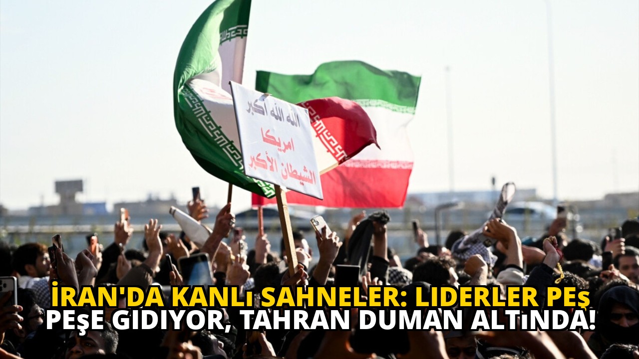 İran'da Kanlı Sahneler: Liderler Peş Peşe Gidiyor, Tahran Duman Altında!