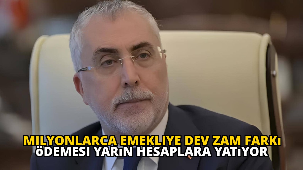 Milyonlarca emekliye dev zam farkı ödemesi yarın hesaplara yatıyor