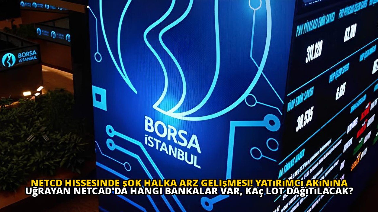 NETCD hissesinde şok halka arz gelişmesi! Yatırımcı akınına uğrayan Netcad'da hangi bankalar var, kaç lot dağıtılacak?