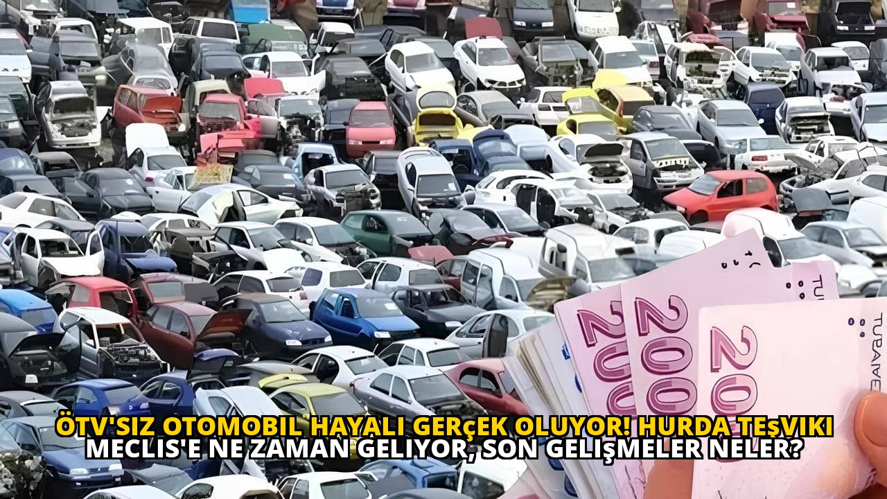ÖTV'siz otomobil hayali gerçek oluyor! Hurda teşviki Meclis'e ne zaman geliyor, son gelişmeler neler?