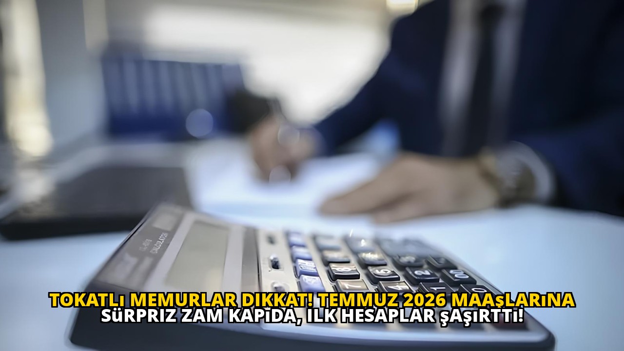 Tokatlı memurlar dikkat! Temmuz 2026 maaşlarına sürpriz zam kapıda, ilk hesaplar şaşırttı!
