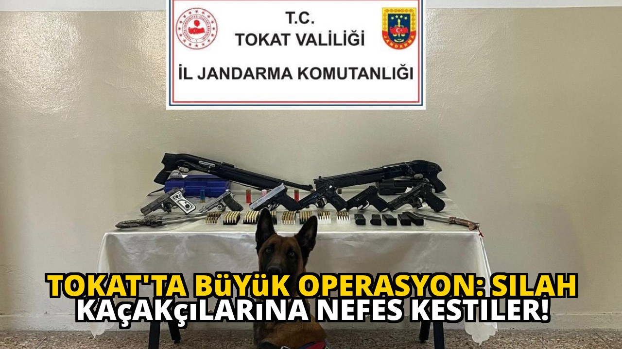 Tokat'ta Büyük Operasyon: Silah Kaçakçılarına Nefes Kestiler!