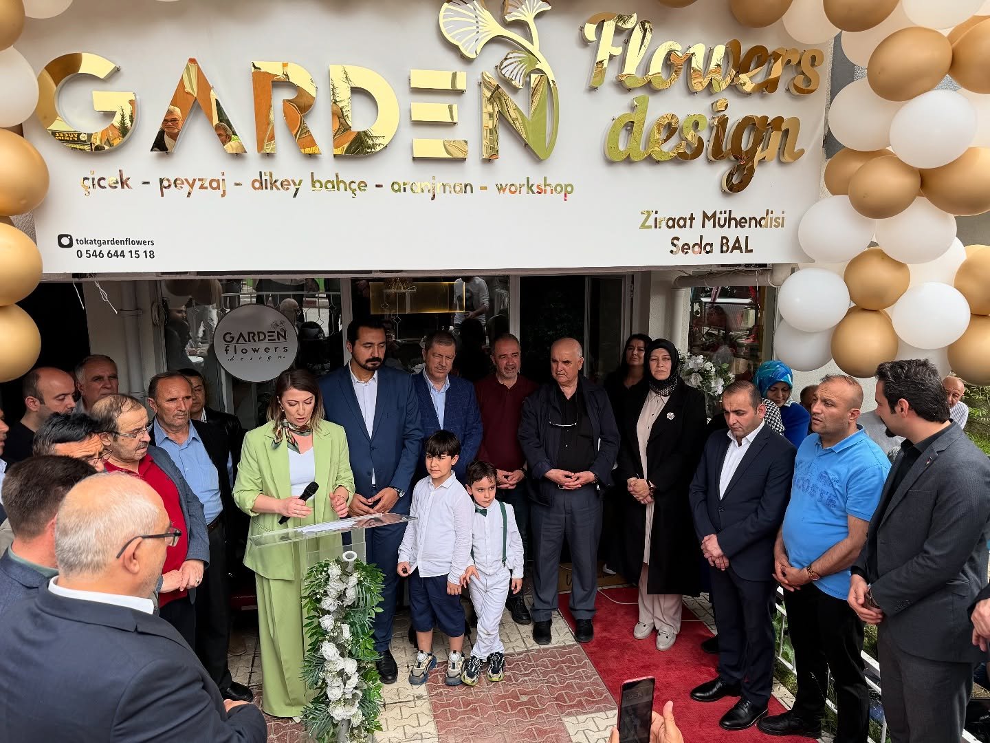 Tokat'ta "Garden Flowers Design" Mağazası Açıldı!