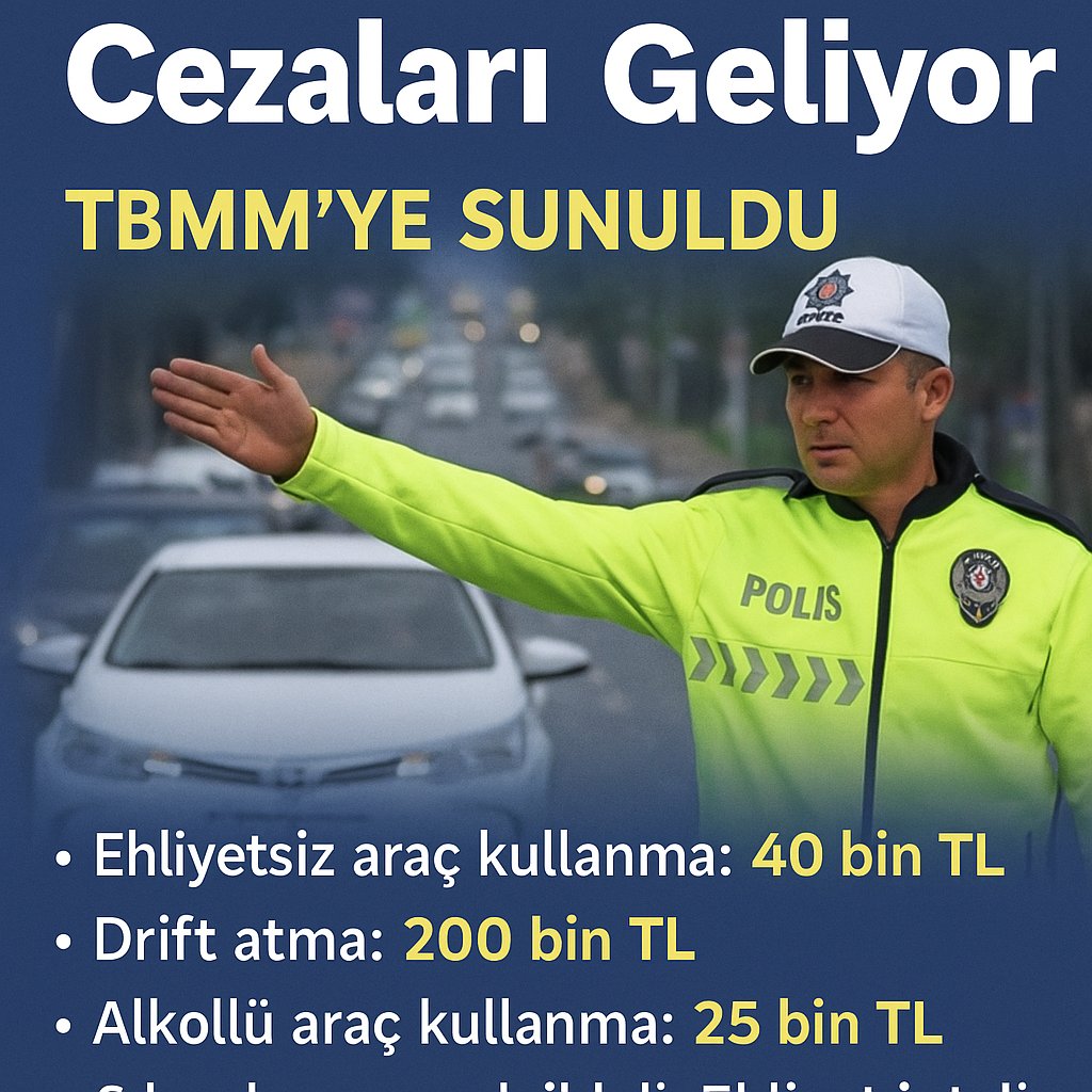 Drift Atan, Makas Yapan, Kaçan Yandı! Tokatlılar Bu Trafik Cezalarına Hazır mısınız?