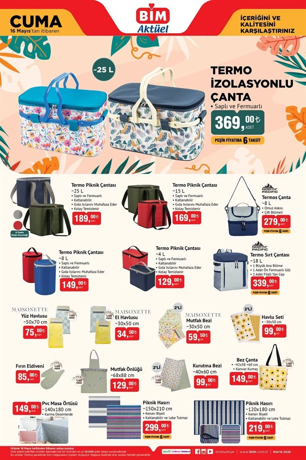 8. BİM 13-16 MAYIS AKTÜEL ÜRÜNLER