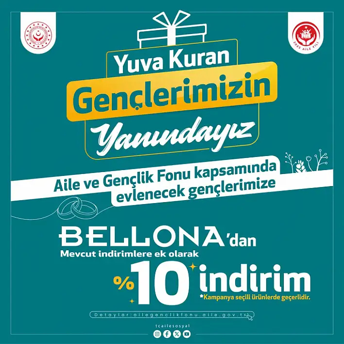 Bellona'dan %10 İndirim
