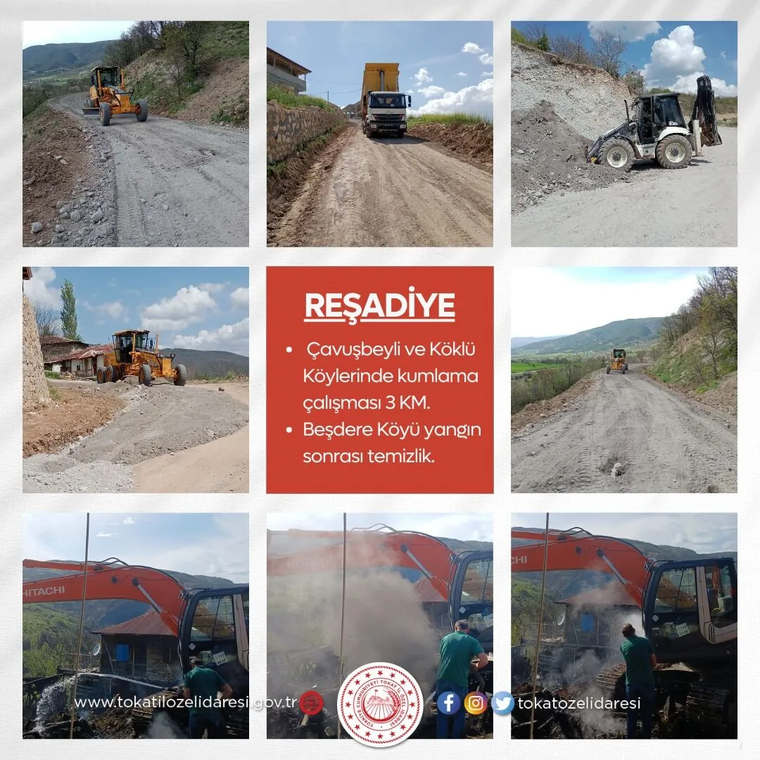 Reşadiye: Kumlama Çalışmaları