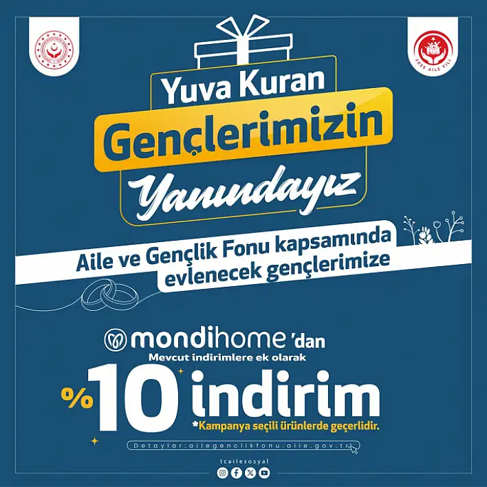 Mondihome'dan %10 İndirim