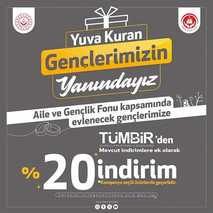 Tümbir'den %20 İndirim