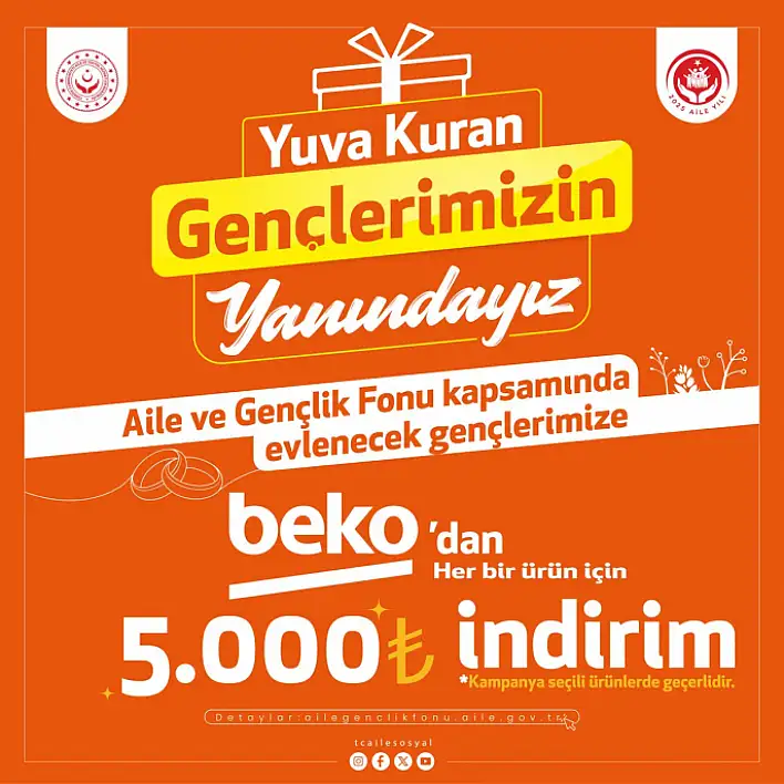 Beko'dan 5000 TL  İndirim